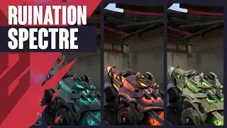 Ruination Spectre Skin Showcase - Valorant Ruination Skins