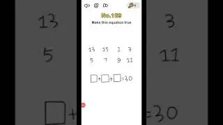 Brain Out Level 129 - Make the equation true