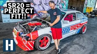 Nissan SR20 идеально подходит для этой х*й машины! Наш недорогой BMW получает серьёзный апгрейд