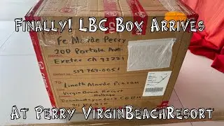 Finally! LBC Box Arrives At Perry Virgin Beach Resort, Malbago, Daanbantayan, Cebu, Philippines 🇵🇭 