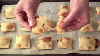 Mini Pizza Bites (with yeastless pizza dough)