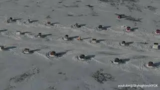 Ice Fishing with Hot box Huts!