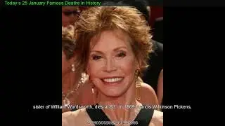 Today s 25 January Famous Deaths in History