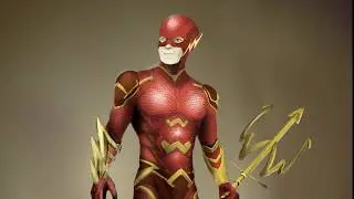 The Flash + Aquaman Mashup fan art Superhero DC Comics