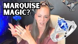 LEXLUNE 1.5CT Marquise Cut Engagement Ring Review 💍  Best Affordable Wedding Ring on Amazon?