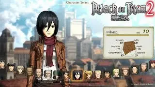 Attack on Titan 2 - Mikasa Maxed Skills
