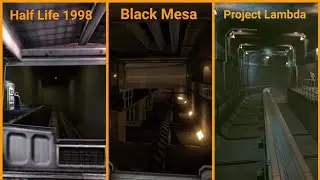 Half Life 1998 vs Black Mesa vs Project Lambda Graphics Comparison