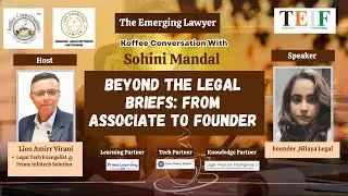 Beyond the Legal Briefs: From Associate to Founder with Sohini Mandal | Koffee Conversation @TEIF