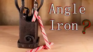 Using old Angle Iron to create an Interesting Forged Container