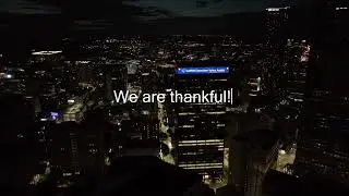 We are thankful!