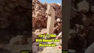 В Карахан-Тепе обнаружен 11 000-летний Т-образный столб с человеческим лицом!