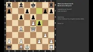 Jeno Smogrovics - Istvan Abonyi | Sicilian Defense: Four Knights Variation | 1907