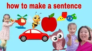 Learn to Talk, Learn shapes colors and Learn to make a sentence.
