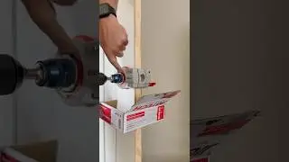 Does it get any Easier? Jigtech Making Installation of New Handles so Easy! #jigs #carpentery #doors