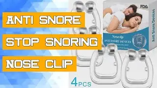 Anti Snore Stop Snoring Nose Clip Silicone Magnetic Sleep Tray Sleeping Aid Apnea Guard Night Device