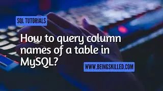 SQL Tutorial - How to query column names of a table in MySQL?