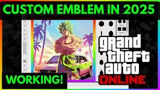GTA 5 ONLINE HOW TO GET ANY CUSTOM EMBLEM IN 2025