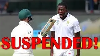 KAGISO RABADA SUSPENDED REST OF RSA V AUS SERIES!
