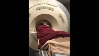 Daddy getting Mri of his elbow