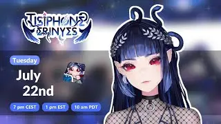 「 VTUBER DEBUT ANNOUNCEMENT 」-  Tisiphone Erinyes