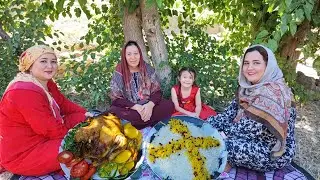 Cooking Stuffed Chicken in the Wild: A Taste of Persian Village Life