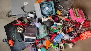 Breaking and opening toys and electronics items for DIY motor,fan,battery,rc helicopter,rc car 🚗🚒🏎️