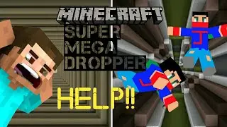 Minecraft but there is super mega dropper