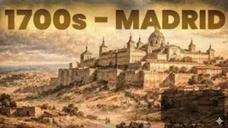 Мадрид, 1700-е годы: историческая реконструкция с помощью ИИ.