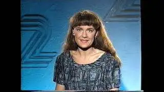 Hallåa, tablå & avslut med klocka TV2 SVT 1990-07-14
