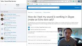 How to make Echo call in Skype to test sound of your microphone