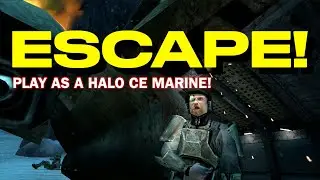 Escape Installation 04 As A Marine | Halo CE Mod | KYOT Plays