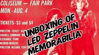 Led Zeppelin - unboxing of memorabilia [special gift from a subscriber]