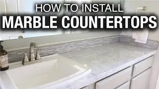 How to Install Marble or Granite Countertops in a Bathroom