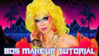 80s MAKEUP AND POP CULTURE | BAREBACK TO THE 80s | DragCon 1980