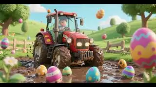 🚜 Tractor&rsquo;s Easter Egg Mud Hunt 🥚🌷 | Fun Spring Song for Kids