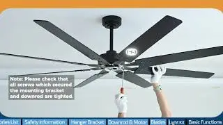 Amico | How to Install and Use Ceiling Fan | 72