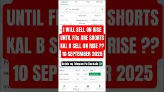 Fii Dii data analysis|| 10 September 2025 || #fiidiidataanalysis #stockmarket