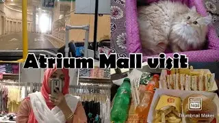 Greenline bus ticket Rs.55 ! atrium mall with sister