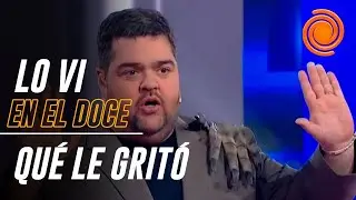 OFENDI&Oacute; a Barassi y la echaron de la tribuna de Ahora Caigo