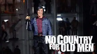 Фигурка Антона 1/6 Dark Toys, Старикам тут не место, Хавьер Бардем, Краткий обзор, масштаб Hot Toys
