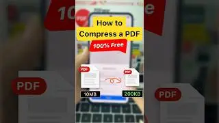How to Compress a PDF File Size for Free #pdfgear