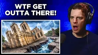 American Reacts to The UK's Sinking Cathedral!