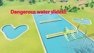 Dangerous water slides - Planet Coaster 2