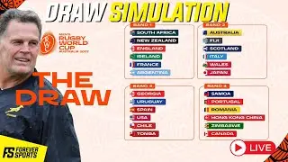 Rugby World Cup 2027 Draw SIMULATION LIVE! | Predicting All 6 Pools