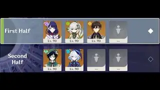 4.4 Spiral Abyss, Archons Only - (Floor 12, 9★)