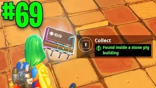 FortByte #69 - FOUND INSIDE A STONE PIG BUILDING - LOCATION - FortByte Challenges