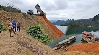 Land leveling and moving boats for the people