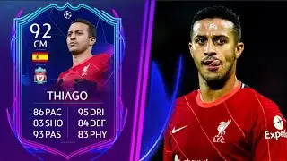 THE BEST CM IN THE GAME! 🤩 92 Upgraded RTTF Thiago FIFA 22 Player Review