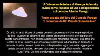 Lettera di George Adamsky inviata al console Alberto Perego