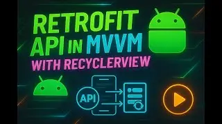 How to Implement Retrofit API Call in MVVM with #recyclerview  | #android  Guide 🔥#coding